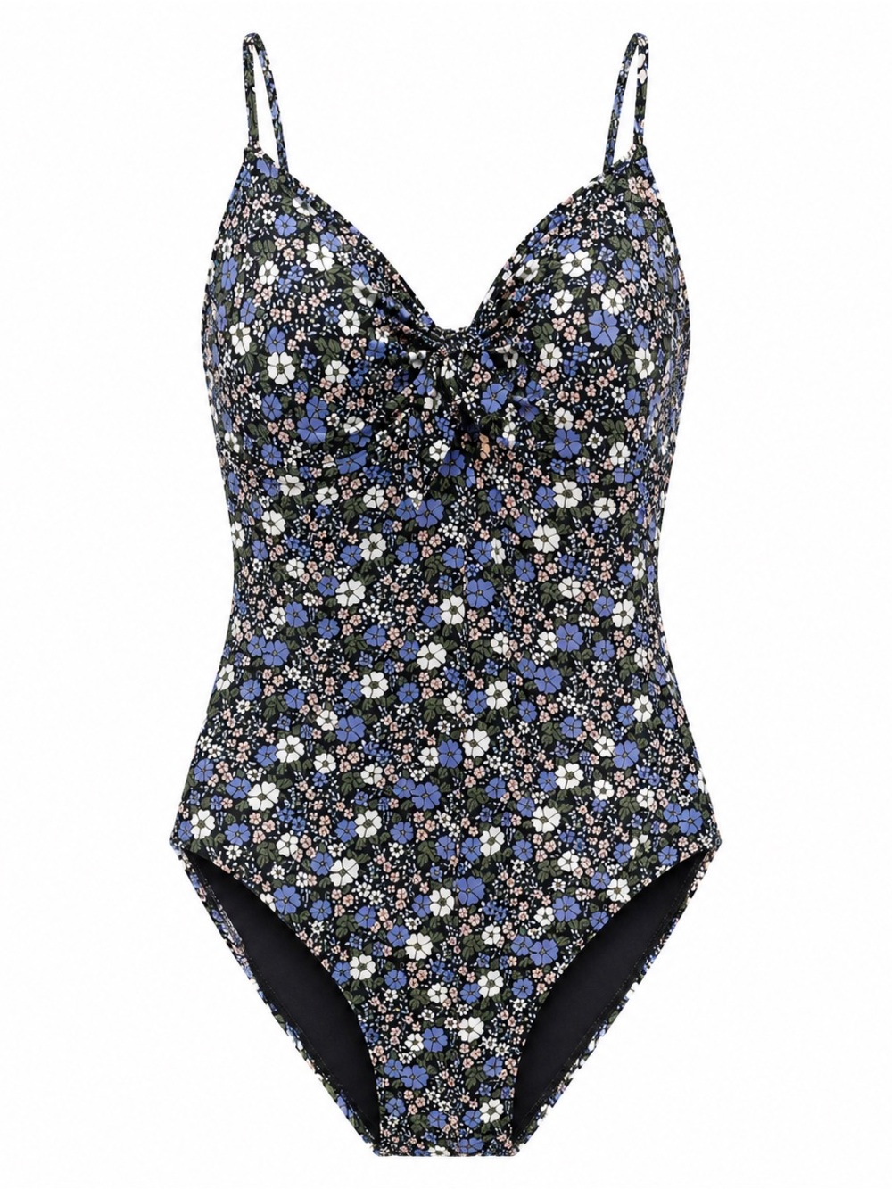 Gap Floral One Piece Swimsuit Padded Open Back Women’s Large